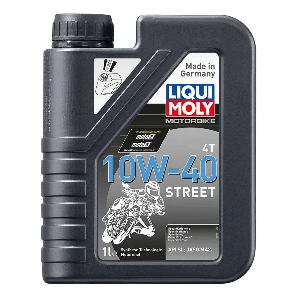Aceite Sintético para Motocicleta 4T 10W-40 Street