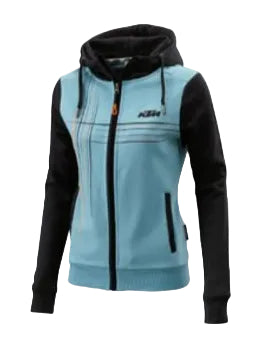 Polerón con cierre niña stripe