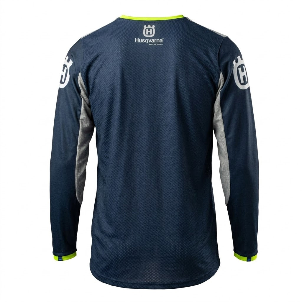 Polera de Moto Husqvarna Railed Grey