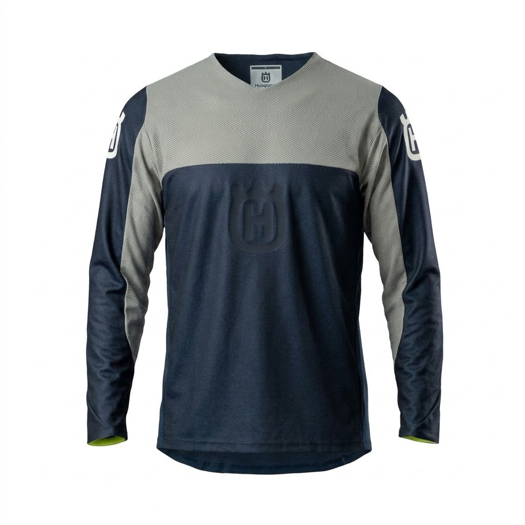 Polera de Moto Husqvarna Railed Grey