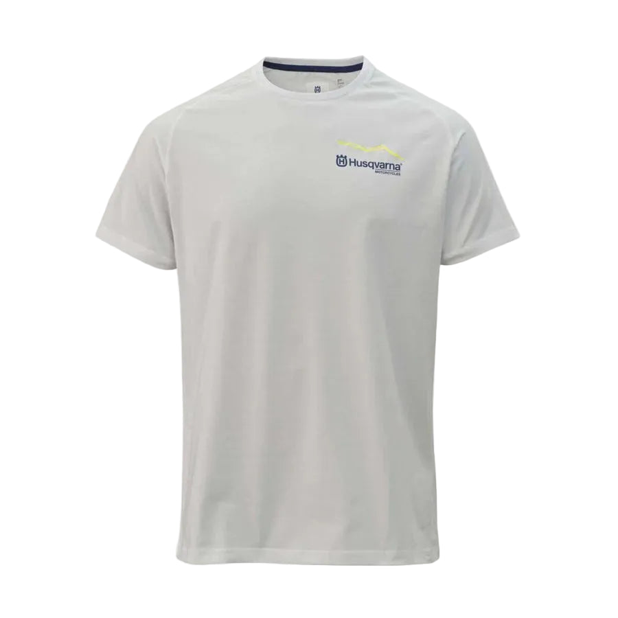 Polera Husqvarna Tee Blanca