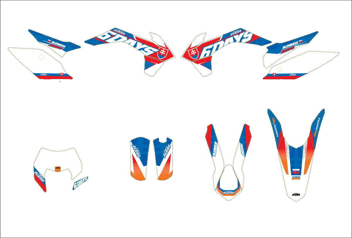 Kit de Gráficos Six Days Slovakia