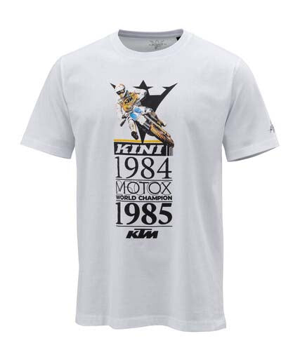 Polera KTM KINI Repeat Tee Blanca