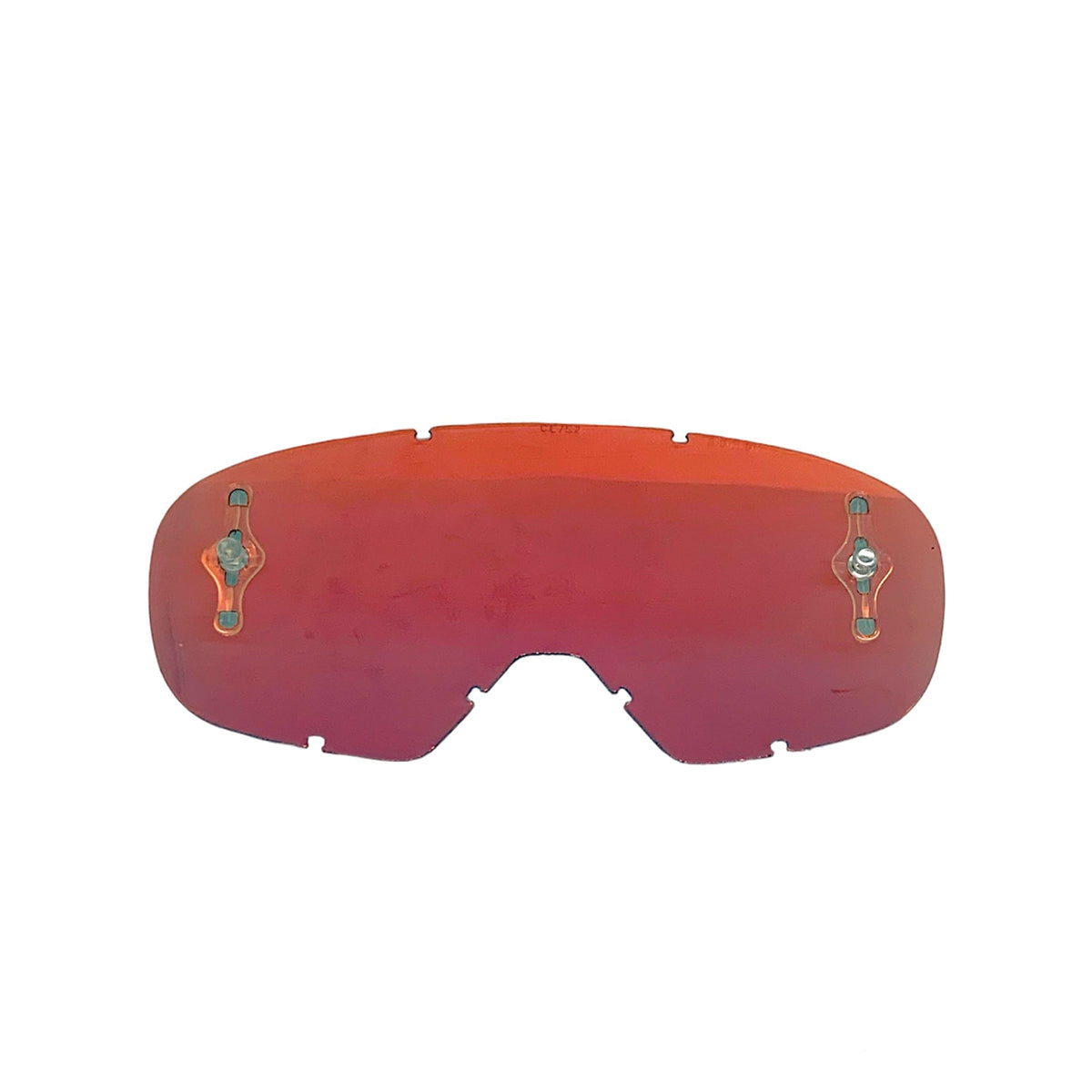 Lente unico cromado naranjo AFC Works