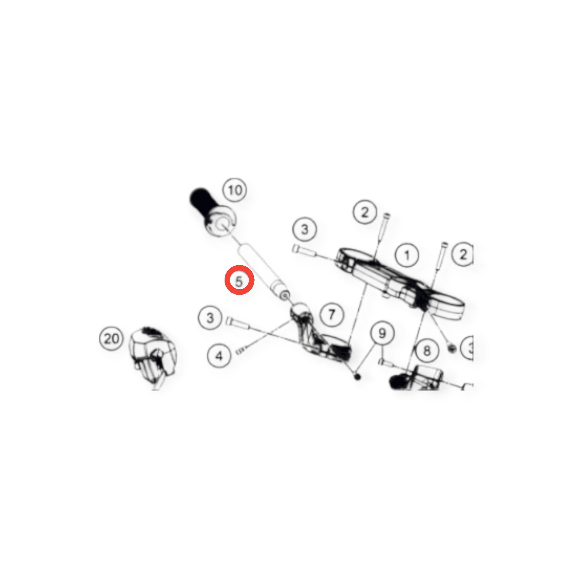 TUBO MANILLAR DERECHO