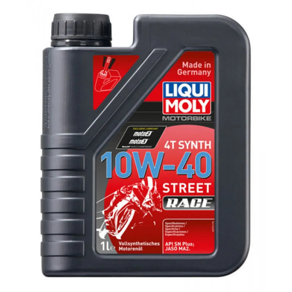 Aceite Sintético para Motocicletas 10W-40 Street Race 1LT
