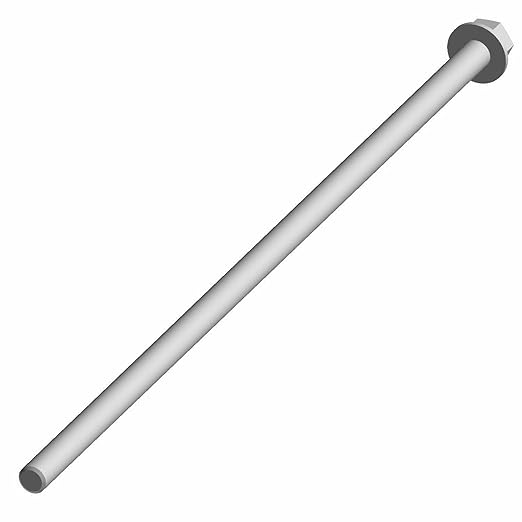 SCR-3/8-24X12.25 FLG HX IT