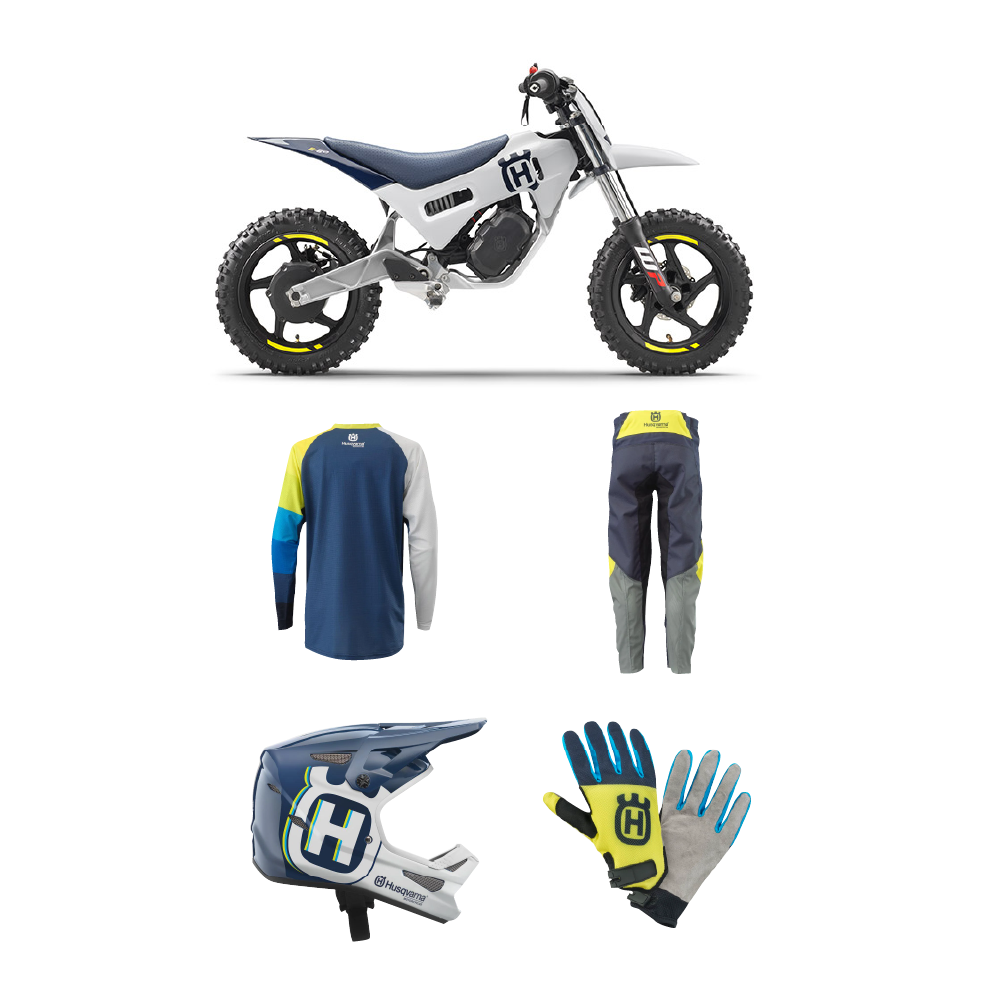 Mini Moto Electrica HUSQVARNA EE 2 + Equipo HQV de Regalo