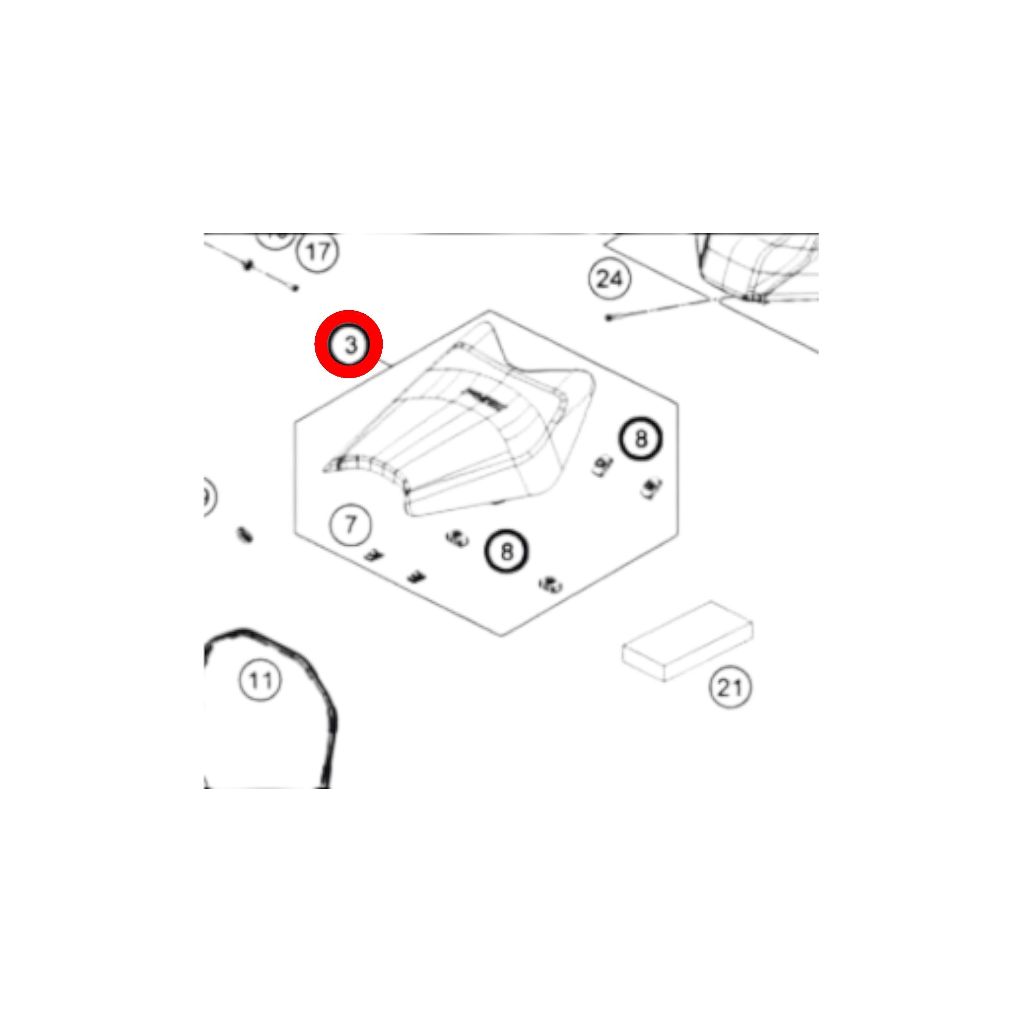 ASIENTO DELANTERO / RC 200