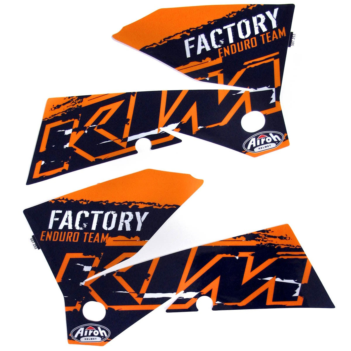 Adhesivo Protector Para Tapa De Depósito KTM 125 Duke - Diseño Naranja, Antiarañazos Y Resistente