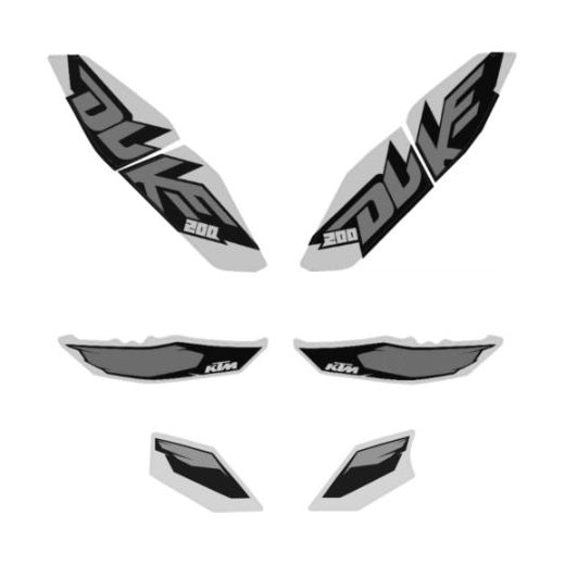 DEKORSATZ 200 DUKE W. OHNE ABS