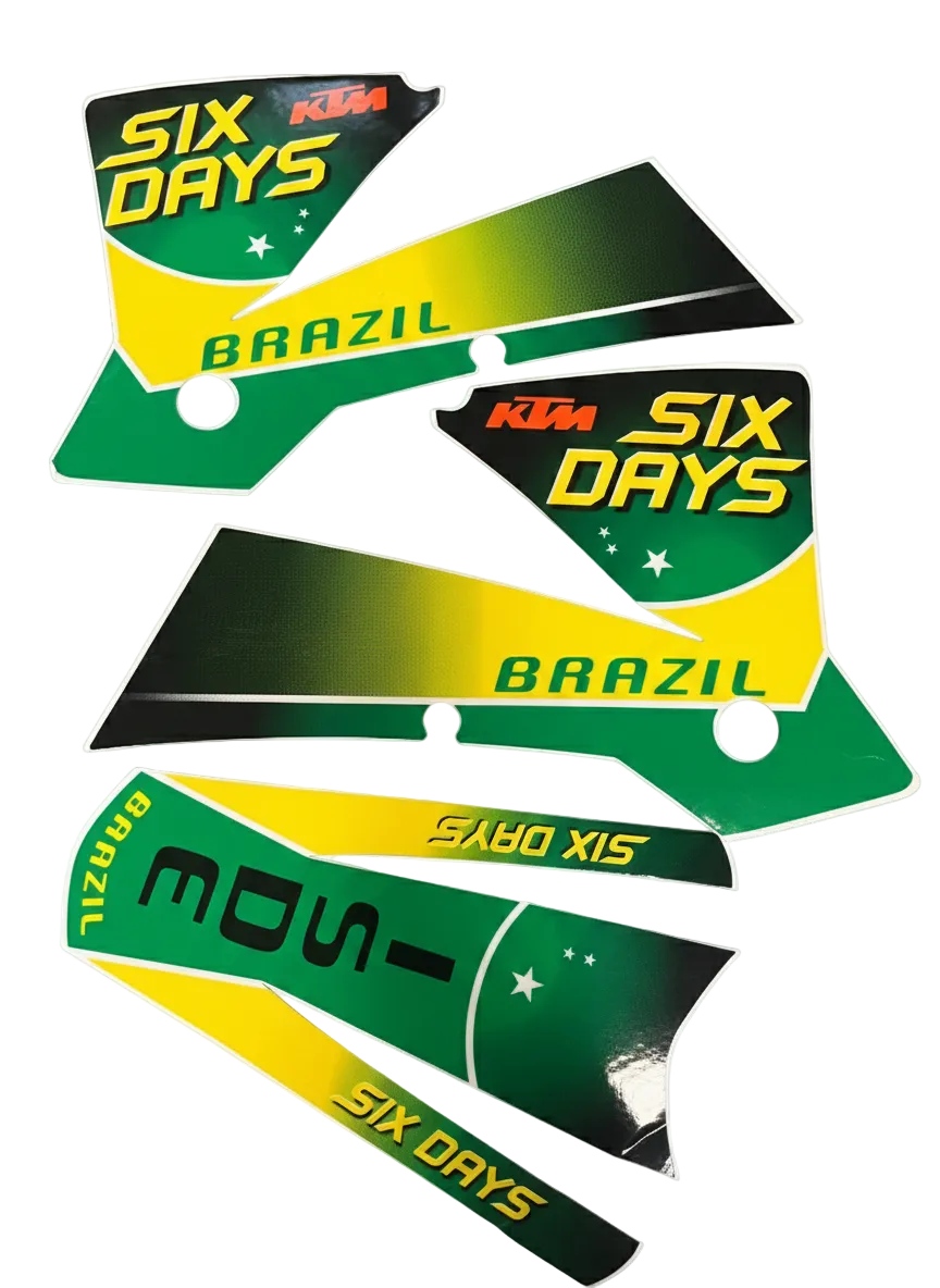 SET CALCOMANIA SIXDAY BRASIL