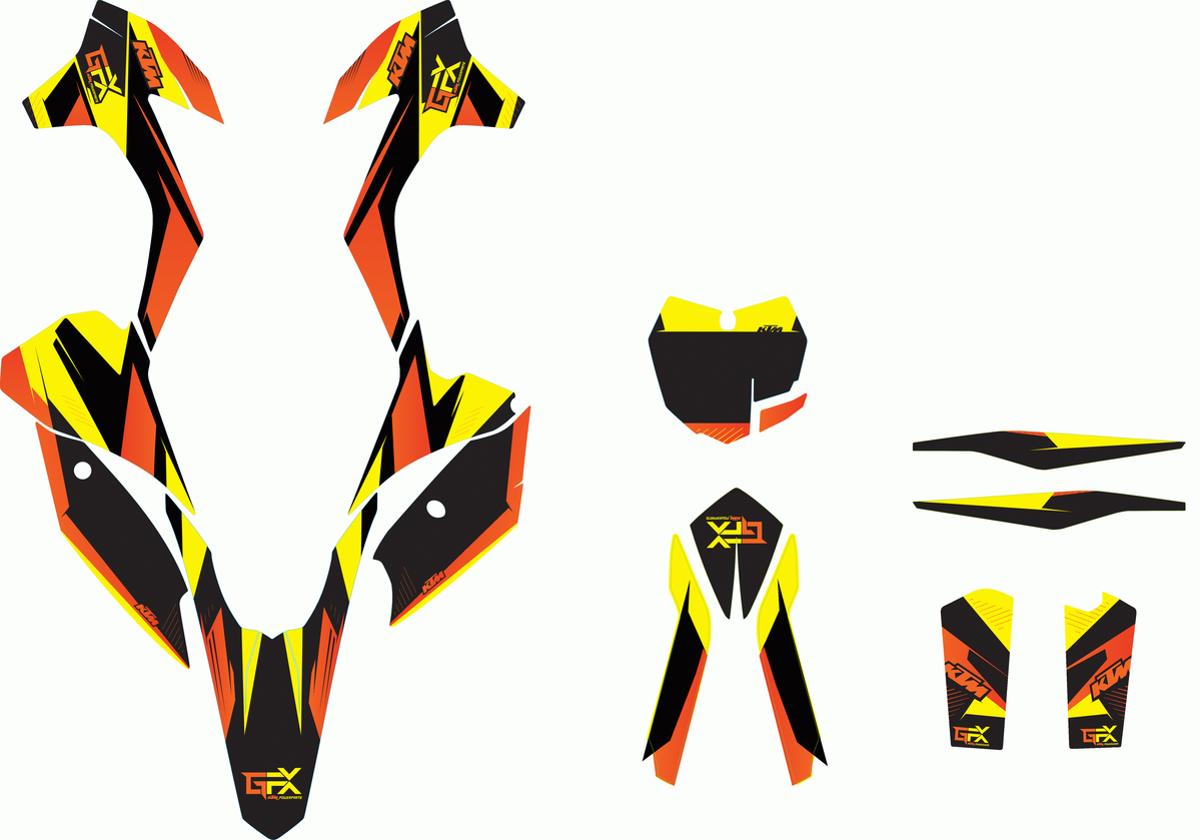 Kit Gráficas KTM GFX