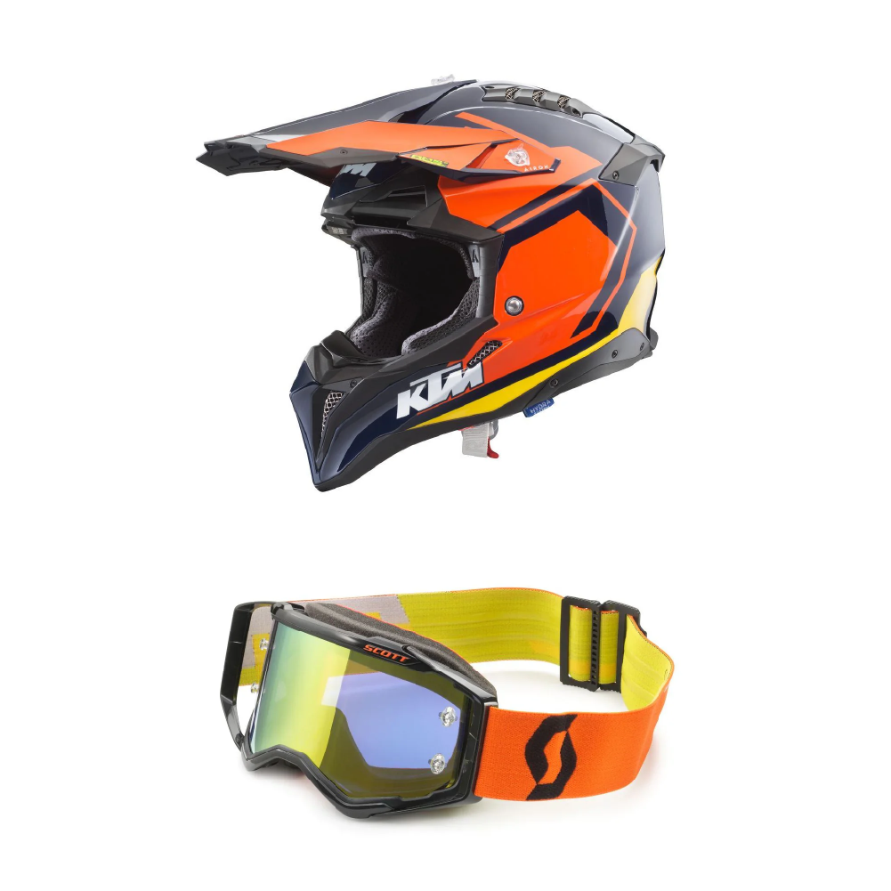Casco KTM Aviator 3 + Antiparras Prospect OS Gratis