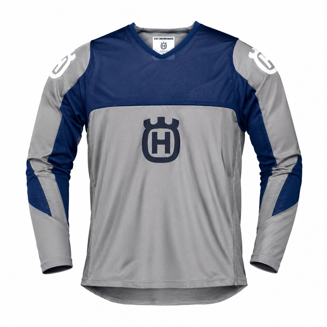 Polera de Moto Husqvarna Railed Gris