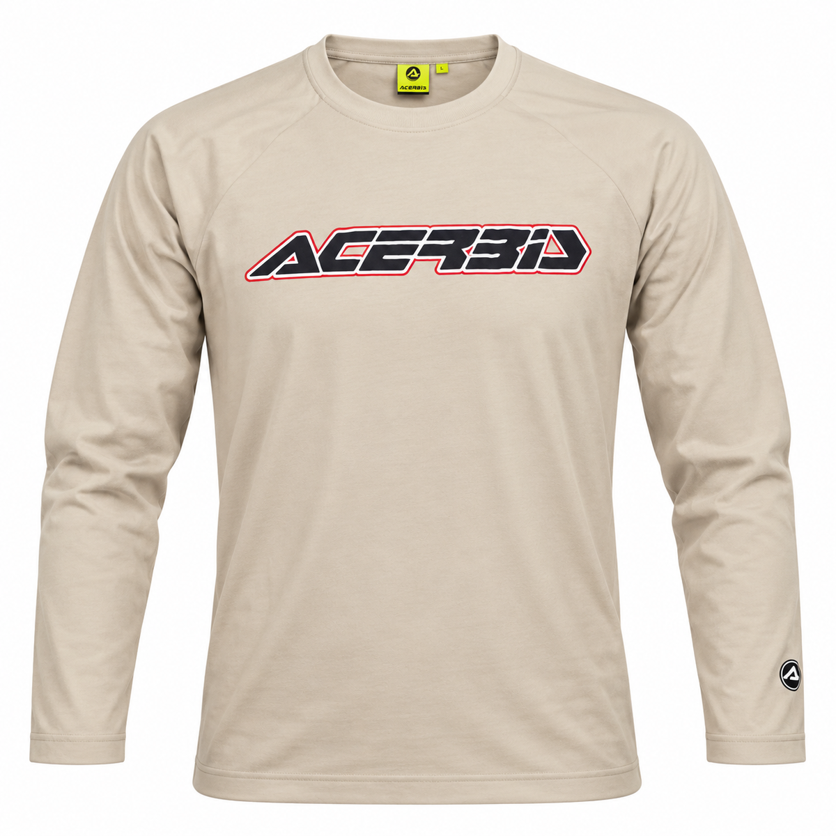 Polera Acerbis Corporativa Manga Larga Marrón