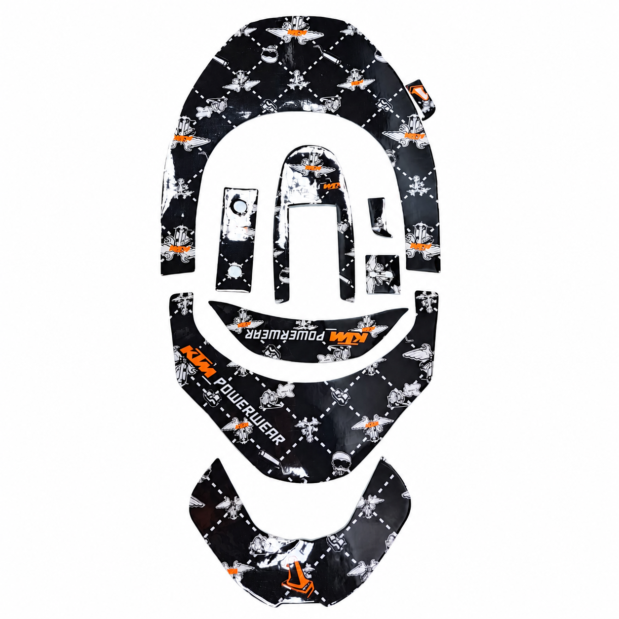 Set de Adhesivos para Neck Brace KTM