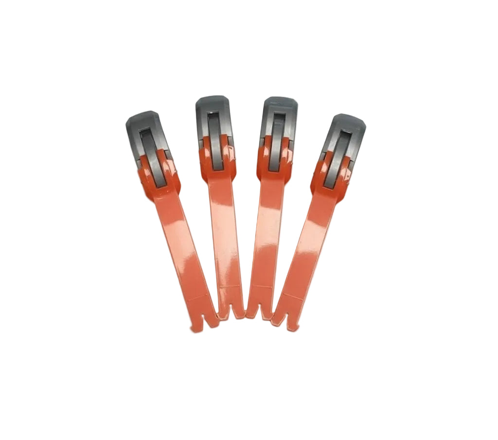 HEBILLA / CORREA NARANJA (4PCS)