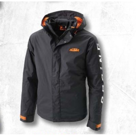 Chaqueta KTM Hombre Outdoor: Versatilidad climática y comodidad en una chaqueta impermeable con forro polar desmontable. ¡Aventura garantizada!