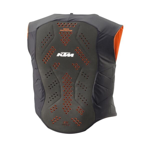Chaleco protector vest transpirable con certificación de nivel 1 para el pecho, nivel 2 para la espalda y cinturón lumbar integrado, ¡comodo y seguro!